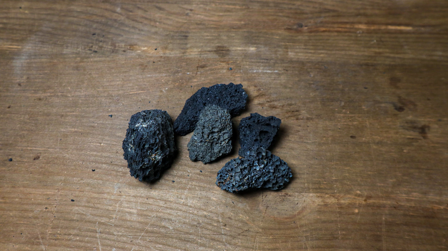 Black Lava Rock Small 2-4cm  (UK Delivery Only) - Terrarium Designs