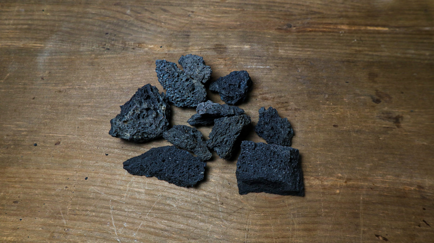 Black Lava Rock Small 2-4cm  (UK Delivery Only) - Terrarium Designs